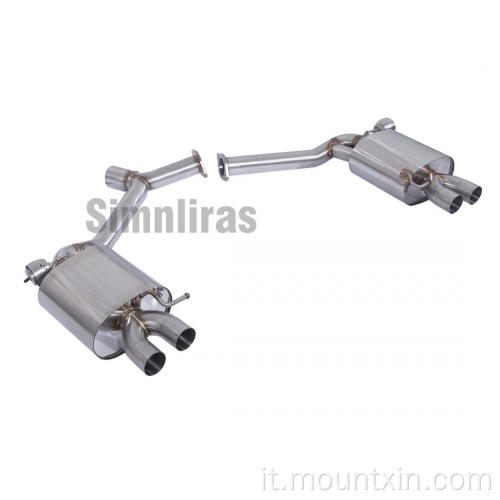 Audi A5 B8 2.0T Sistema di scarico modificato